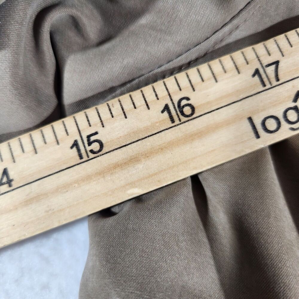 Vintage London Fog Maincoat Womens Size Medium  Reg Khaki Made In USA - Picture 12 of 16
